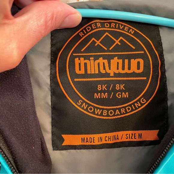 Thirty Two Meyers Snowboard Jacket Men’s Medium Multicolor - Picture 8 of 16